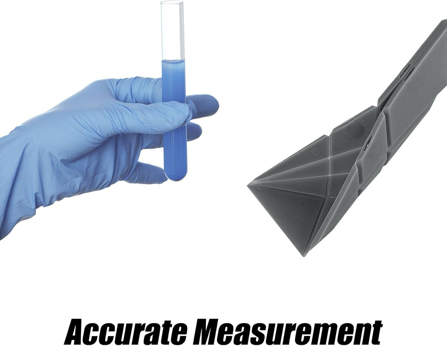 2Pz 3 in 1 Cucchiaio Dosatore Poligonale, 6 Diverse Dimensioni Pieghevoli Piatti Cucchiai Dosatori Magnetici per Ingredienti Liquidi E Secchi Multifunzione Utensili Da Cucina (Nero)