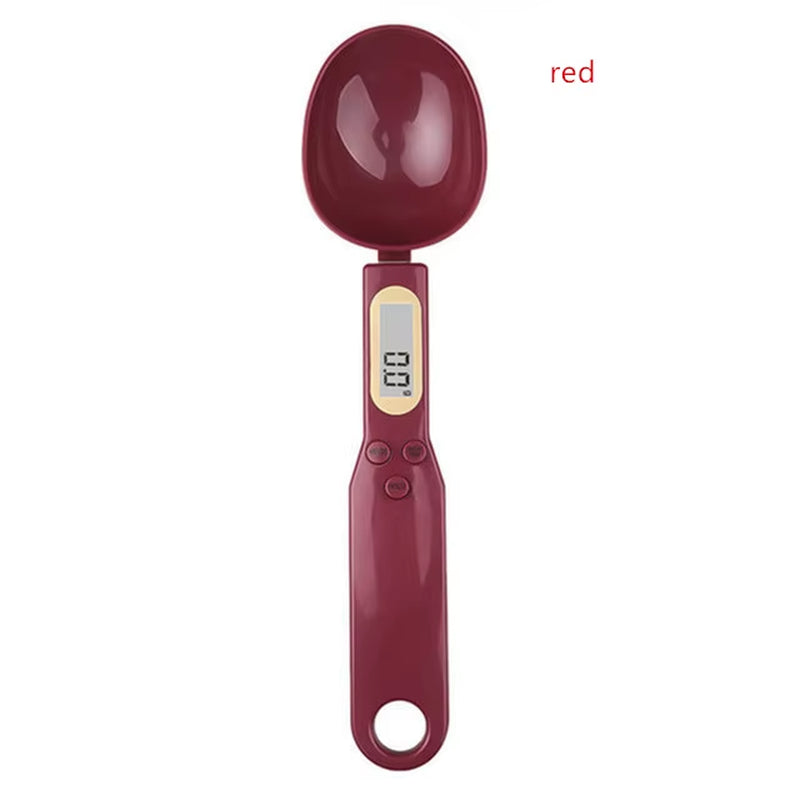 Digital Kitchen Scale Mini Spoon Scale LCD Electronic Food Scale 0.1-500G Weight Measuring Kitchen Tool for Milk Coffee Baking
