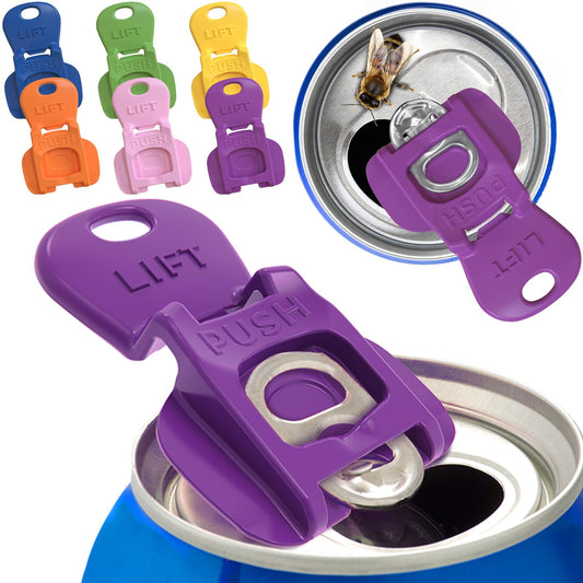 6/12Pcs Complete Cover Easy Tab Opener, Drink Can Protector for Soda USA